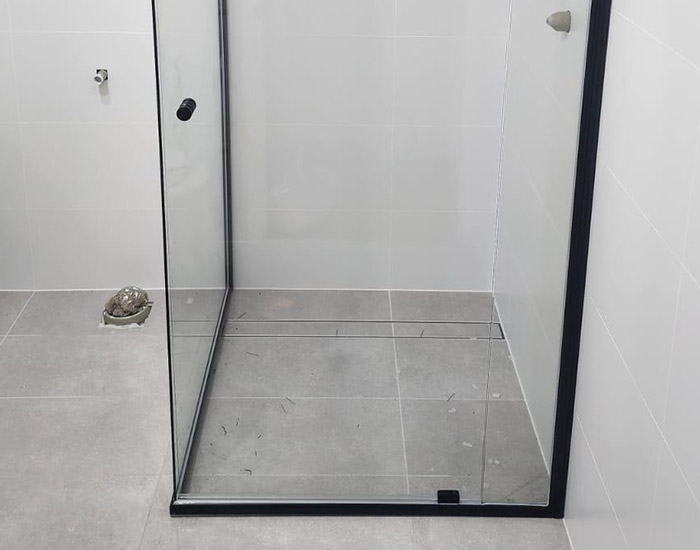 Shower screen repair and hinge replacement