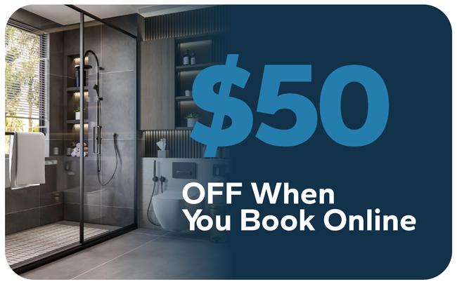 $50 Off When you Book Online
